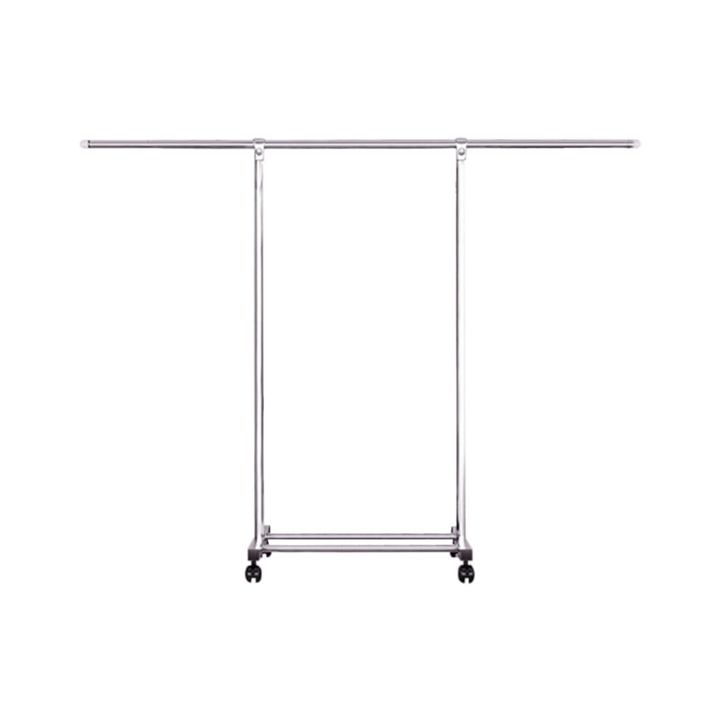 SOGA 180cm Stainless Steel Floor-Standing Clothes Rack - Durable and Space-Saving Laundry Organizer $ 85.50