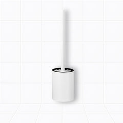 SOGA 27cm Wall-Mounted Toilet Brush with Holder Bathroom Cleaning Scrub White