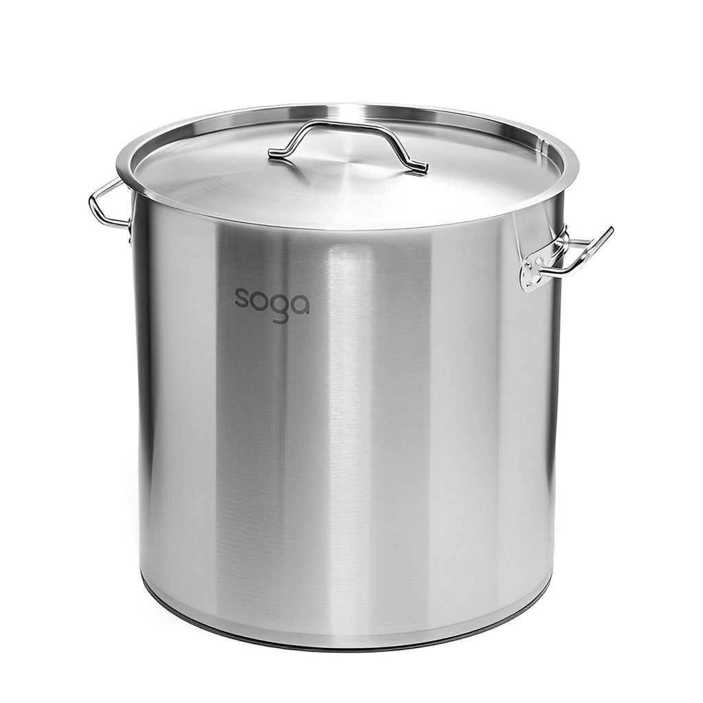 SOGA Stock Pot 98Lt Top Grade Thick Stainless Steel Stockpot 50CM 18/10 $ 326.90