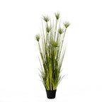 SOGA 150cm Cyperus Papyrus Plant Tree Artificial Green Grass, Home Or Office Indoor Greenery Accent $ 199.90