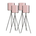 SOGA 4X 80cm Tripod Flower Pot Plant Stand with Pink Flowerpot Holder Rack Indoor Display $ 379.90