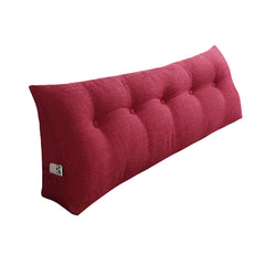 SOGA 120cm Rose Red Triangular Wedge Bed Pillow Headboard Backrest Bedside Tatami Cushion Home Decor $ 111.50