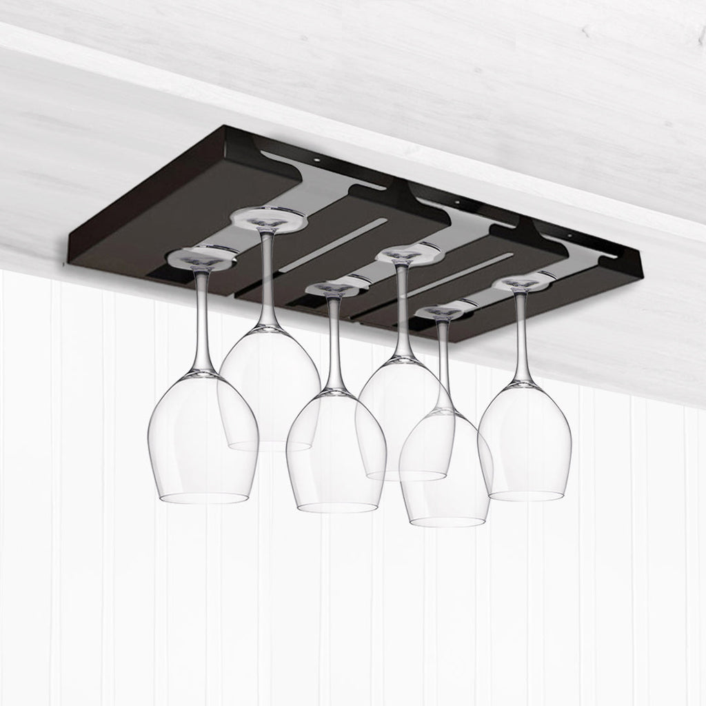 SOGA 2X 34cm Wine Glass Holder Hanging Stemware Storage Organiser Kitchen Bar Restaurant Decoration $ 92.90