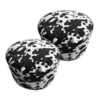 SOGA 2X 48x35cm Round Soft Pouffe Seat Cushion Elegant Home Accent Décor Stylish Footstool $ 284.50
