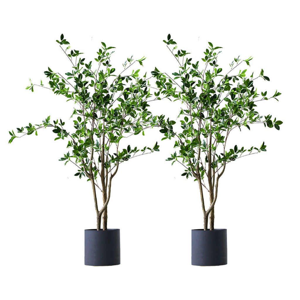 SOGA 2X 120cm Green Artificial Indoor Watercress Tree Fake Plant Simulation Decorative $ 237.50