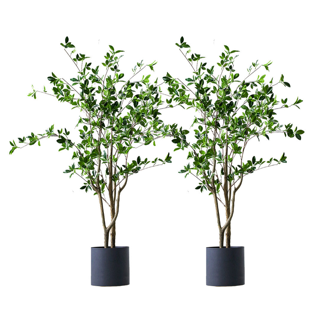 SOGA 2X 120cm Green Artificial Indoor Watercress Tree Fake Plant Simulation Decorative $ 237.50