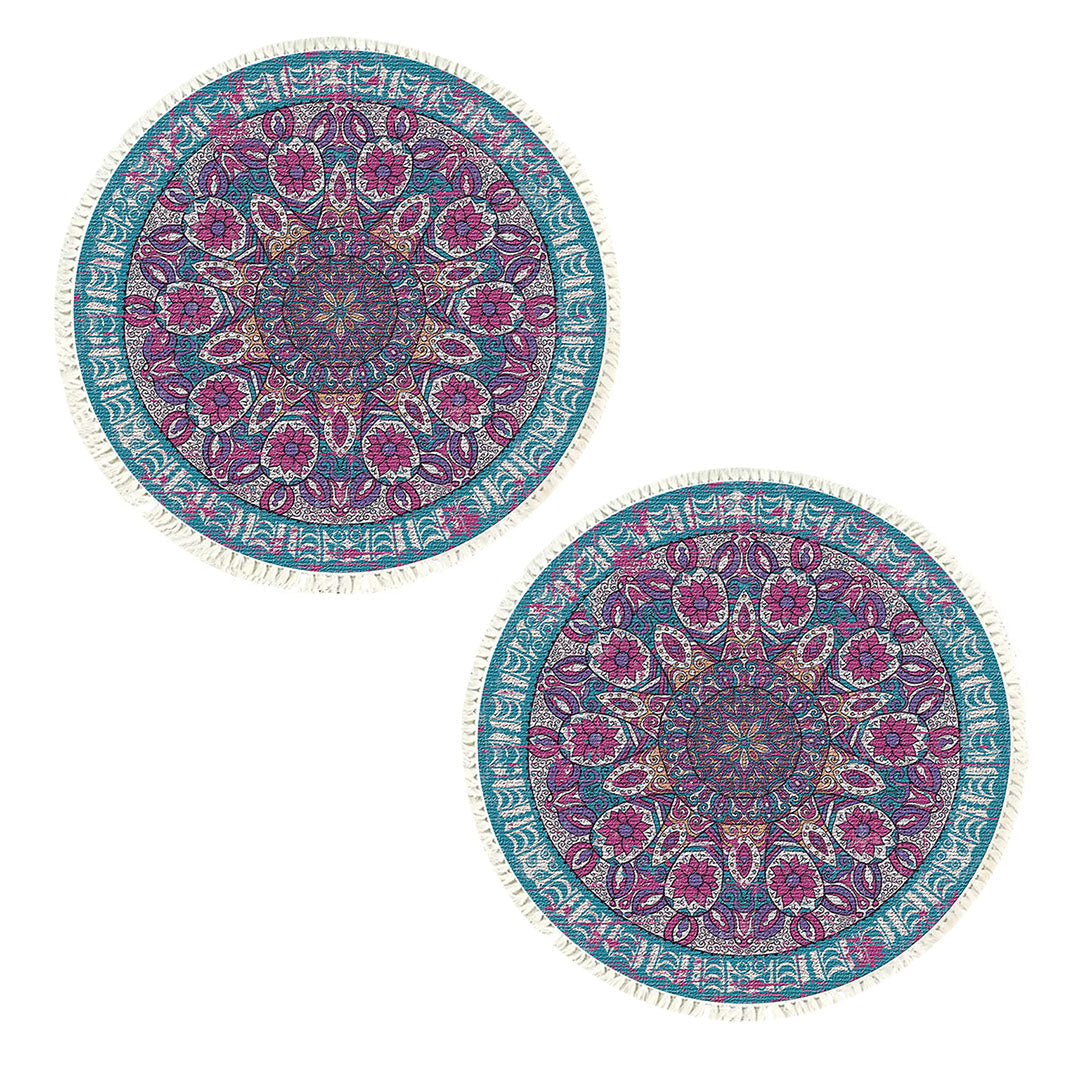 SOGA 2X 120cm Mandala Area Rug for Living Room Lounge Bedroom Anti-slip Doormat Home Decor $ 142.50