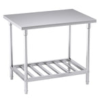 SOGA Commercial Catering Kitchen Stainless Steel Prep Work Bench Table 100*70*85cm $ 446.90