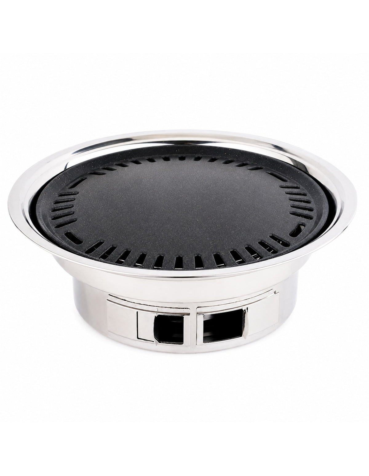 SOGA BBQ Grill Stainless Steel Portable Smokeless Charcoal Grill Home Outdoor Camping