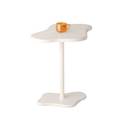 SOGA 42x28cm White Minimalist Cloud Shaped Table Durable Stylish Accent for Home Décor