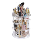 SOGA 360 Degree Rotating Makeup Organizer Cosmetics Holder Display Stand Skincare Home Decor