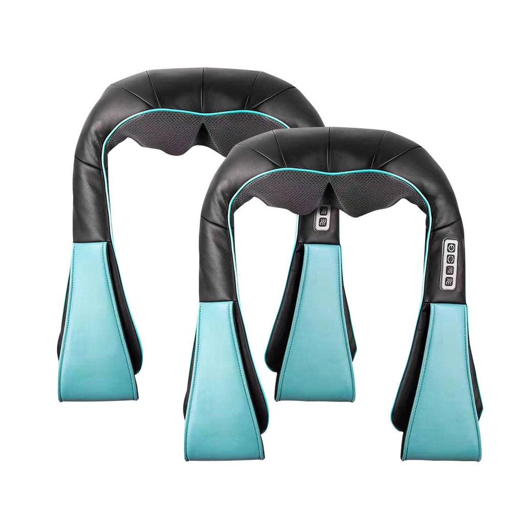 SOGA 2X Electric Kneading Back Neck Shoulder Massage Arm Body Massager Blue $ 183.50