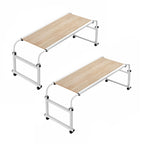 SOGA 2X 140x45cm Bed Laptop Desk/Table with Movable Wooden Cross for Versatile Home Office Use $ 345.50