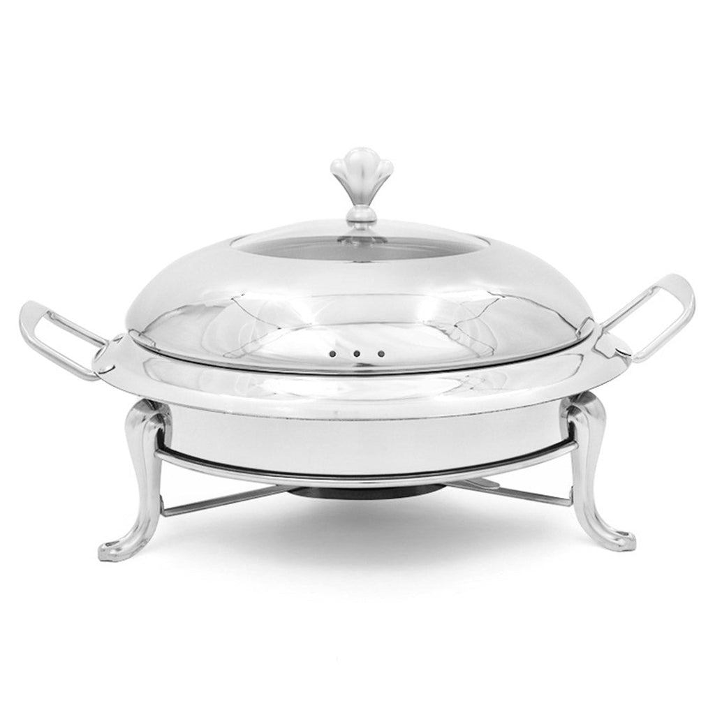 SOGA Stainless Steel Round Buffet Chafing Dish Cater Food Warmer Chafer with Glass Top Lid $ 102.50