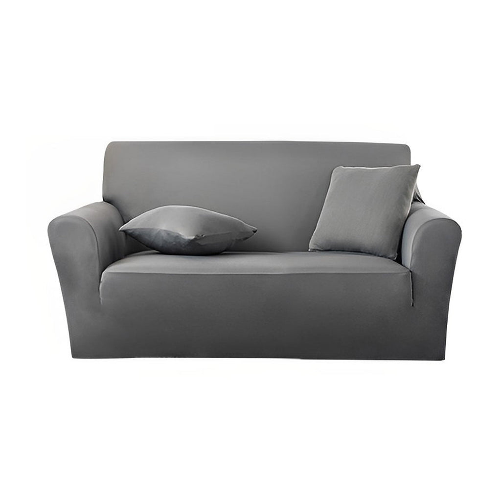 SOGA 2-Seater Grey Sofa Cover Couch Protector High Stretch Lounge Slipcover Home Decor $ 41.50