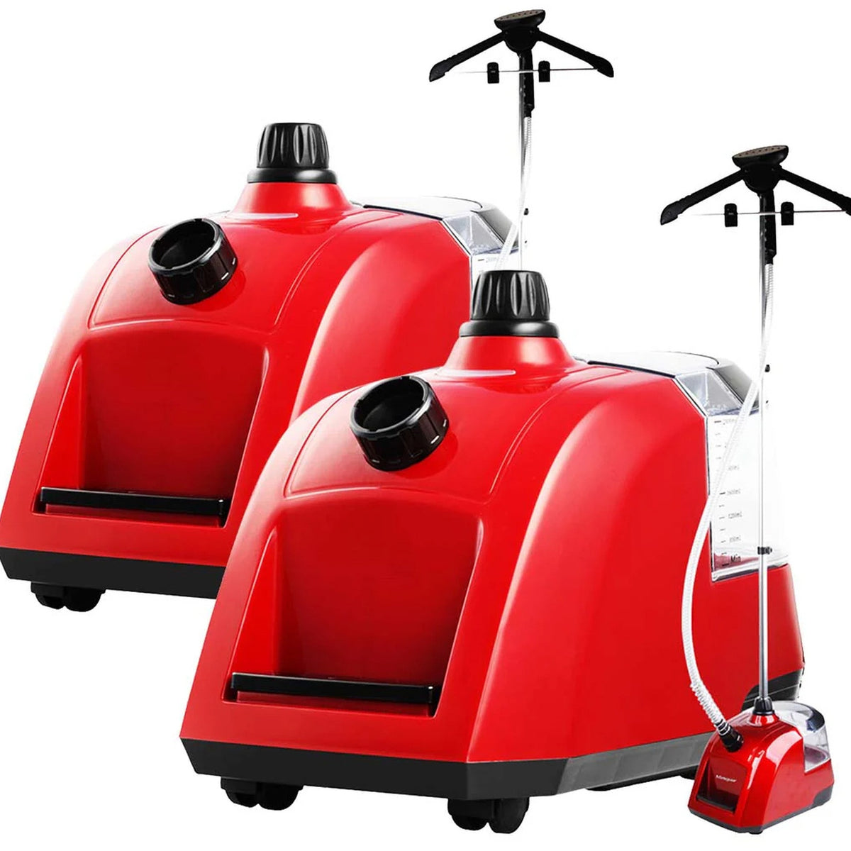 SOGA 2X Garment Steamer Portable Cleaner Steam Iron 80MINS Red