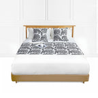 SOGA 1.5m Light Black Luxury Mottled Bed Vintage Scarf Runner Bedding Tail Pad Flag For Home Hotel Set of 3 $ 199.90