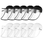 10X Outdoor Protection Hat Anti-Fog Pollution Dust Saliva Protective Cap Full Face HD Shield Cover Adult Black/White $ 211