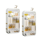 SOGA 2X White Multi Tier Cosmetic Storage Rack Bathroom Vanity Tray Display Stand Organiser $ 205.50