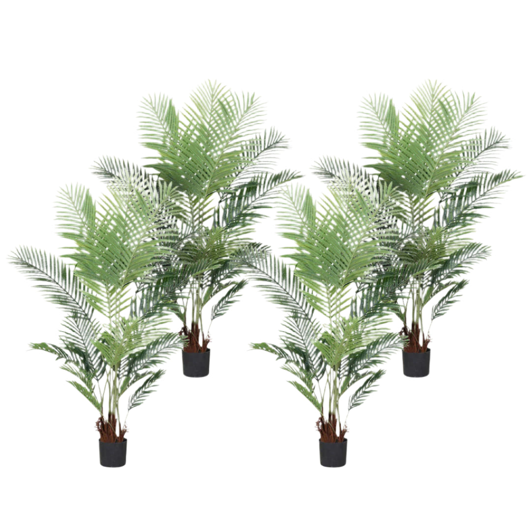 SOGA 4X 165cm Artificial Swallowtail Sunflower Fake Decoration Tree Flower Pot Plant $ 633.50