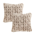 SOGA 2X 45cm Wabi-sabi Herringbone Plush Square Throw Pillow $ 129.50