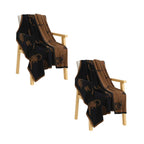 SOGA 2X Black Brown Animal Print Throw Blanket 130x180cm Polyester $ 189