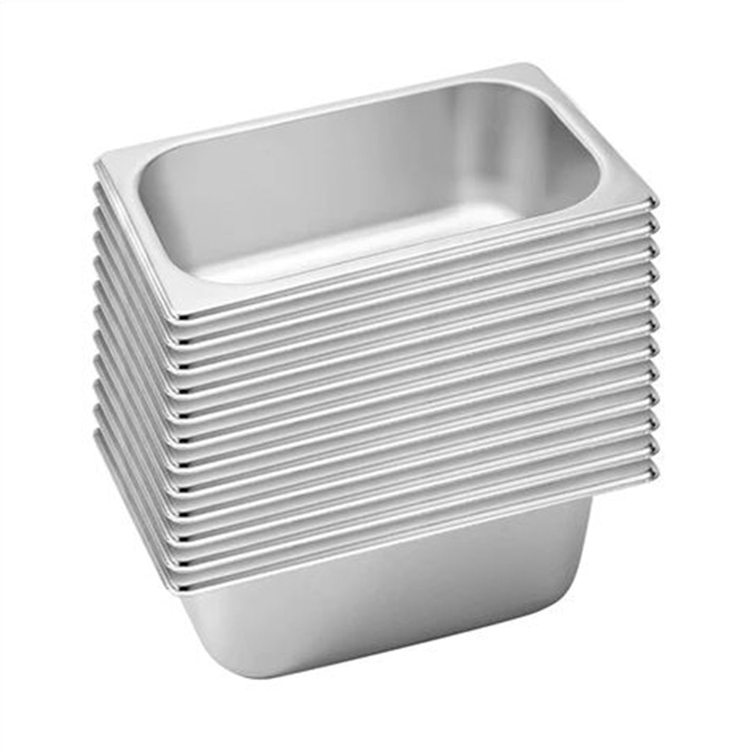 SOGA 12X Gastronorm GN Pan Full Size 1/3 GN Pan 10cm Deep Stainless Steel Tray $ 183.50