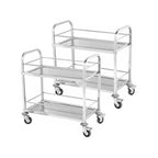 SOGA 2X 2 Tier 85x45x90cm Stainless Steel Drink Wine Food Utility Cart Medium $ 459.50
