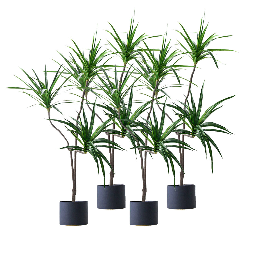 SOGA 4X 180cm Green Artificial Indoor Brazlian Iron Tree Fake Plant Decorative 3 Heads $ 717.90