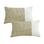 SOGA 2X 35cm Modern Two-Tone Textured Block Design Throw Pillow $ 133.90