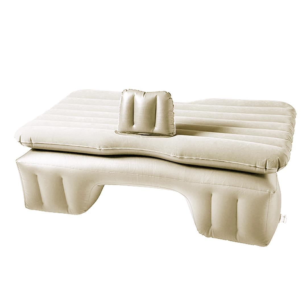 SOGA Inflatable Car Mattress Portable Travel Camping Air Bed Rest Sleeping Bed Beige $ 66.90