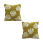 SOGA 2X 50cm Throw Pillow Green Autumn Harvest Pumpkin Print Home Decor $ 137.90