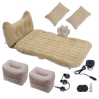 SOGA Beige Honeycomb Inflatable Car Mattress Portable Camping Air Bed Travel Sleeping Kit Essentials $ 99.90