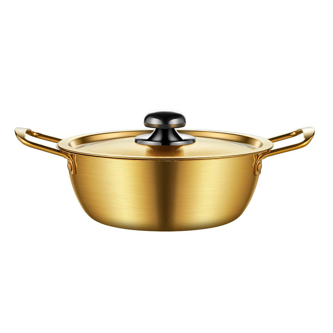 SOGA 20cm Ramen Pot in Vibrant Yellow Crafted from Durable with Lid Kitchen Essential $ 42.50