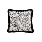 SOGA 45cm Pillow French Cover Style Floral Jacquard Woven Decorative Fringe Throw Pillow $ 66.90