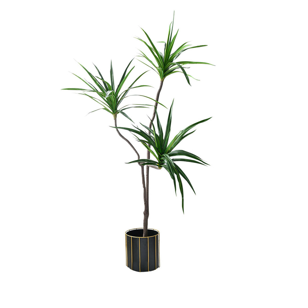 SOGA 180cm Green Artificial Indoor Brazlian Iron Tree Fake Plant Decorative 3 Heads $ 188.90