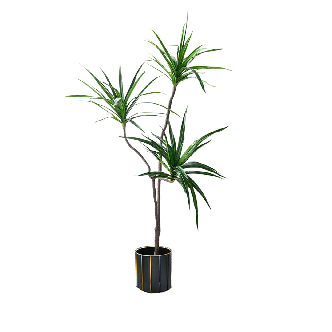 SOGA 180cm Green Artificial Indoor Brazlian Iron Tree Fake Plant Decorative 3 Heads $ 188.90