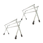 OGA 2X 160cm Portable Drying Rack Clothes Steel Laundry Rack Foldable Space-Saving Laundry Holder 3 Poles $ 267.50