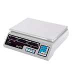 SOGA 40kg Digital Kitchen Scales Shop Electronic Weight Scale Food White $ 68.90