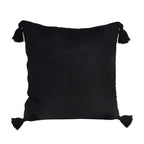SOGA 45cm Black Vintage Butterfly Pillow Tassel Velvet Square Throw Pillow $ 55.50