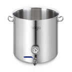 SOGA Stainless Steel No Lid Brewery Pot 130L With Beer Valve 55*55cm $ 444.50