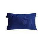 SOGA 30cm Blue Textured Geometric Pattern Decorative Throw Pillow $ 61