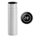 SOGA 500ML Stainless Steel Smart LCD Thermometer Display Bottle Vacuum Flask Thermos White $ 38.90
