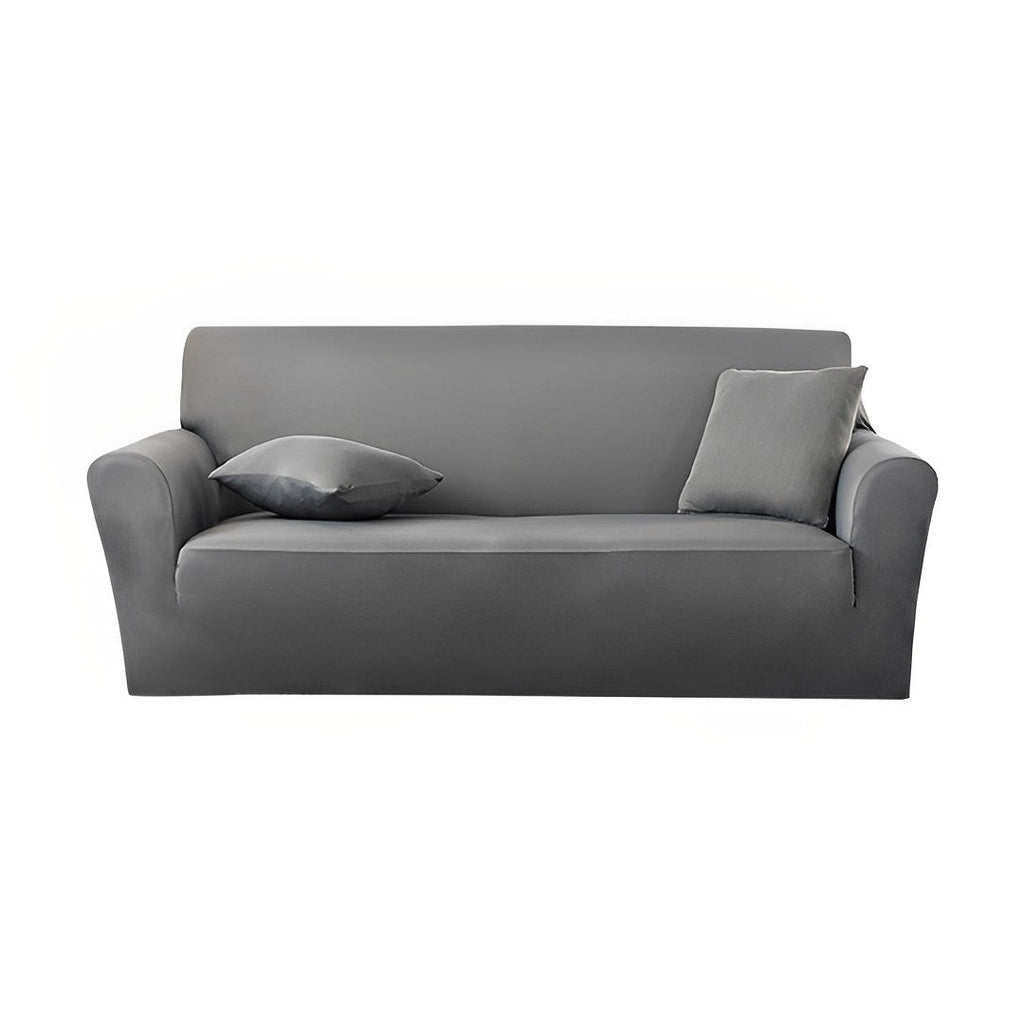 SOGA 3-Seater Grey Sofa Cover Couch Protector High Stretch Lounge Slipcover Home Decor $ 46.90