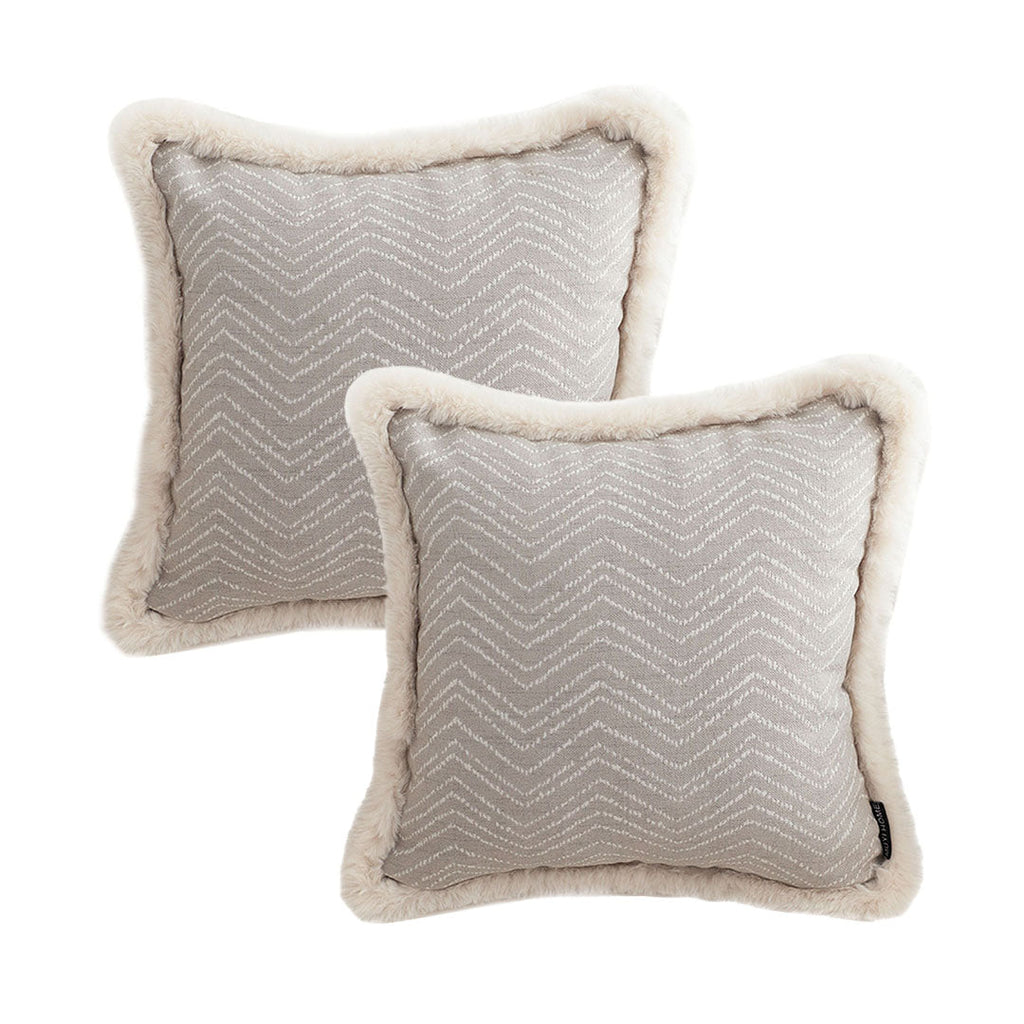 SOGA 2X 45cm Wabi-sabi Herringbone Square Throw Pillow $ 129.50