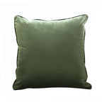 SOGA 45cm Subtle Army Green Foliage Velvet Square Throw Pillow $ 46.90