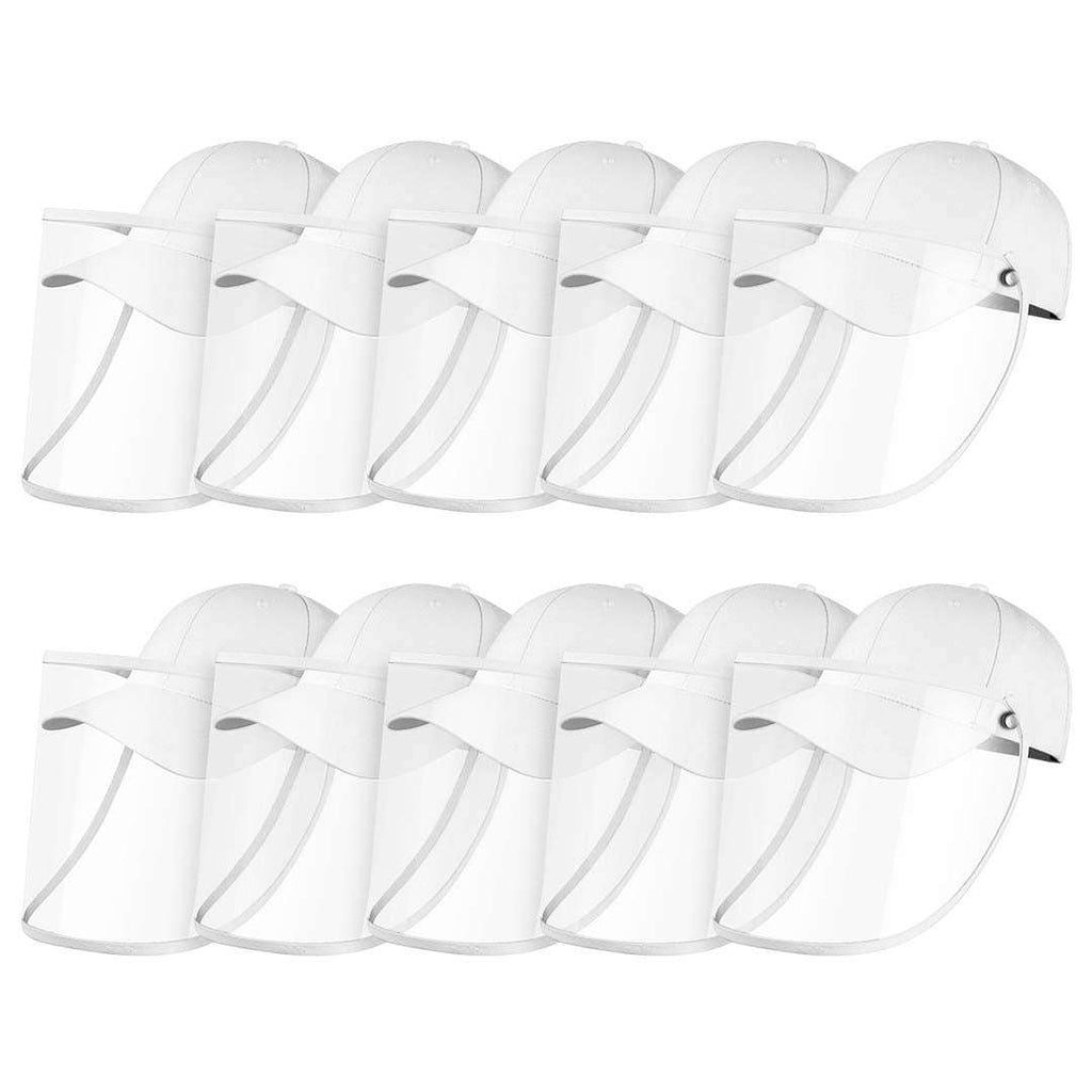 10X Outdoor Protection Hat Anti-Fog Pollution Dust Saliva Protective Cap Full Face HD Shield Cover Adult White $ 211