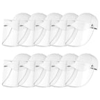 10X Outdoor Protection Hat Anti-Fog Pollution Dust Saliva Protective Cap Full Face HD Shield Cover Adult White $ 211