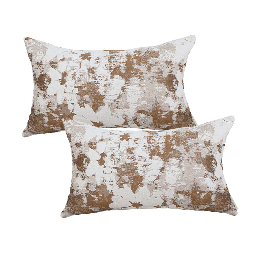 SOGA 2X 35cm Rustic Weathered Paint Effect Decorative Lumbar Throw Pillow $ 133.90