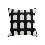 SOGA 45cm Contemporary Black White Arch Pattern Geometric Throw Pillow $ 66.90